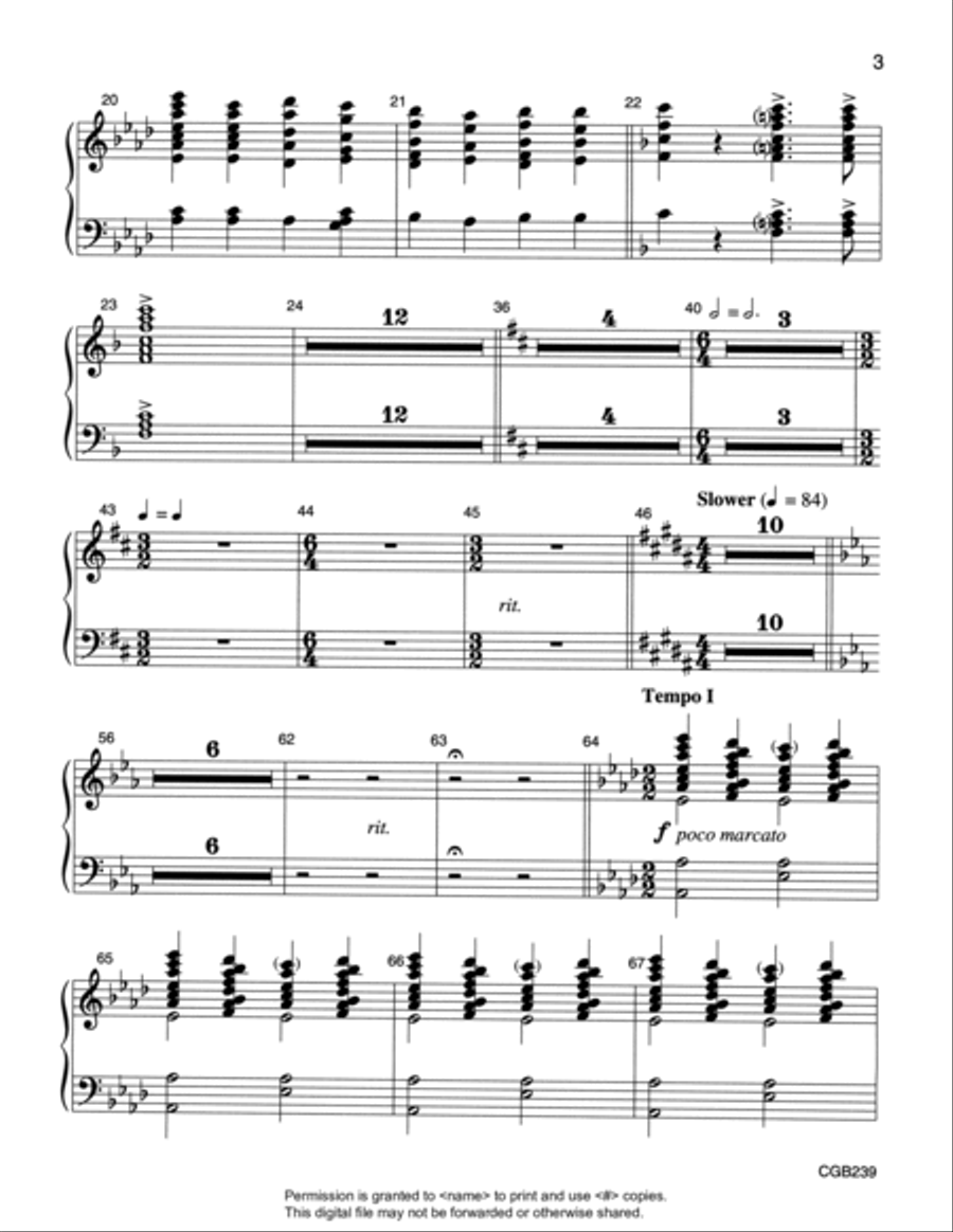 I Was Glad - HB Part 4-Octaves scores gallery preview page 4