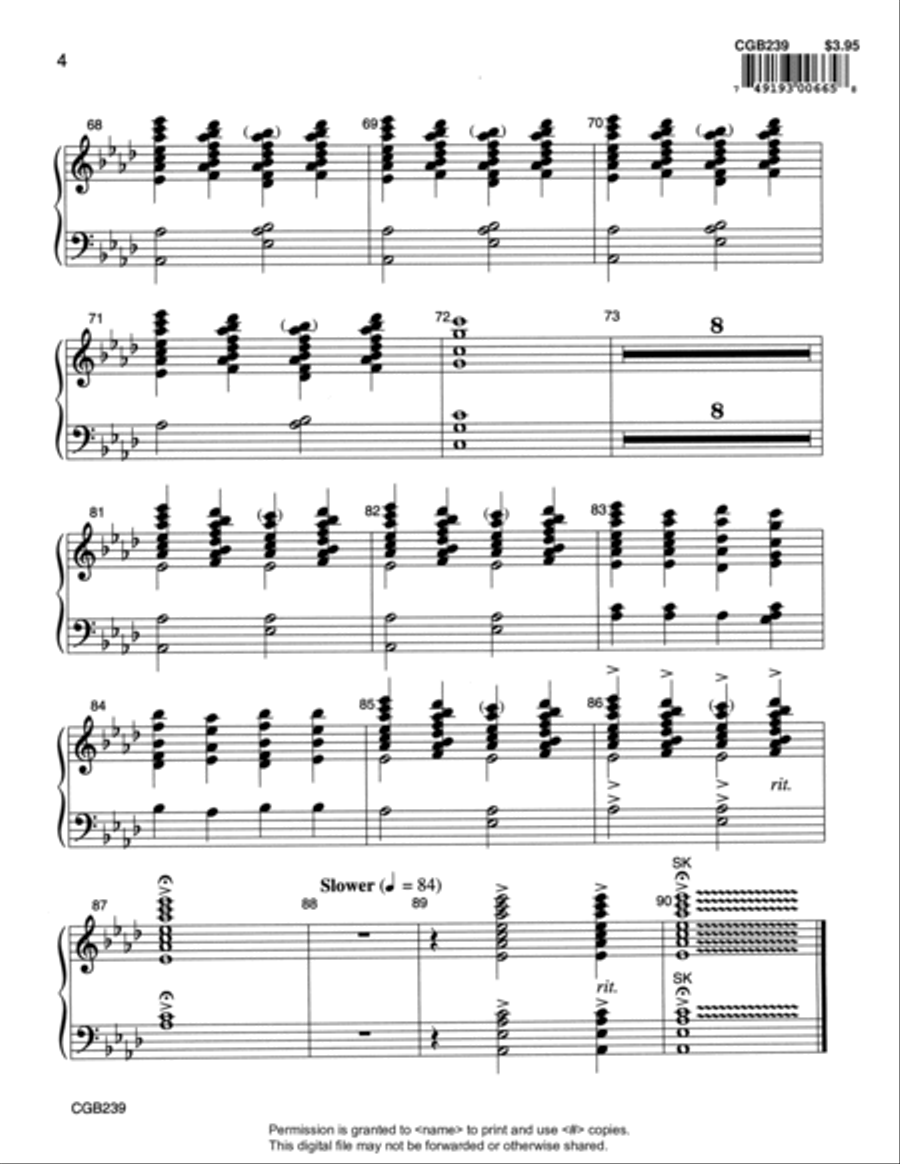 I Was Glad - HB Part 4-Octaves scores gallery preview page 5