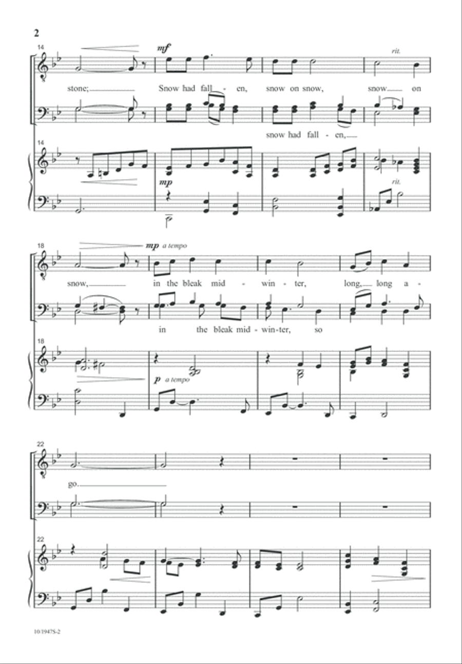In the Bleak Midwinter In the Bleak Midwinter TTB scores gallery preview page 3