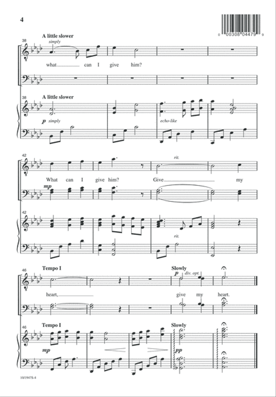In the Bleak Midwinter In the Bleak Midwinter TTB scores gallery preview page 5