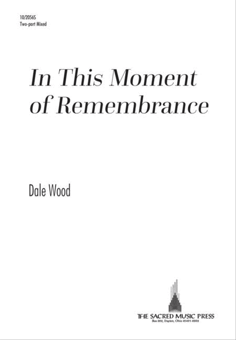 In This Moment of Remembrance 2-Part scores gallery preview page 1