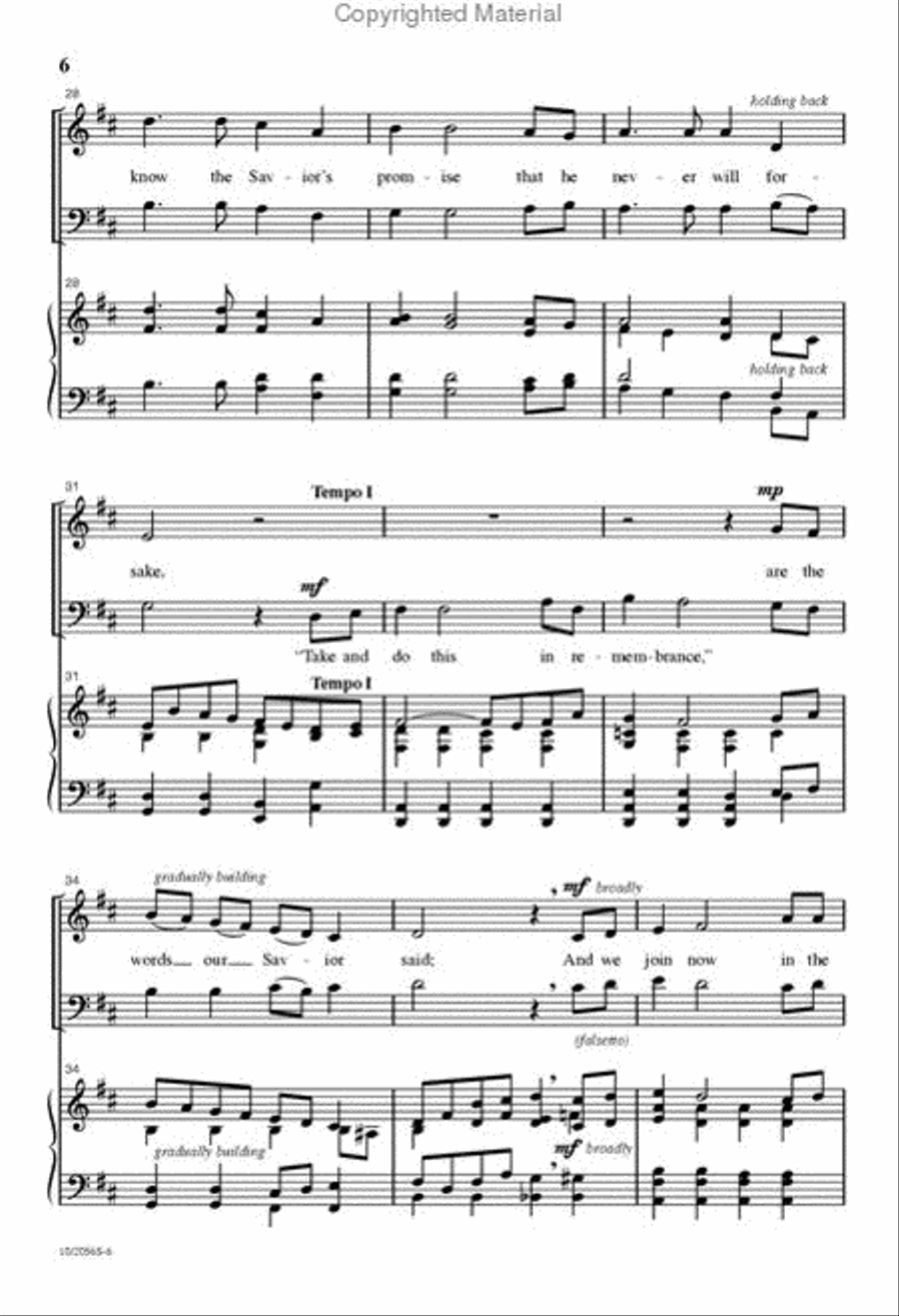 In This Moment of Remembrance 2-Part scores gallery preview page 6