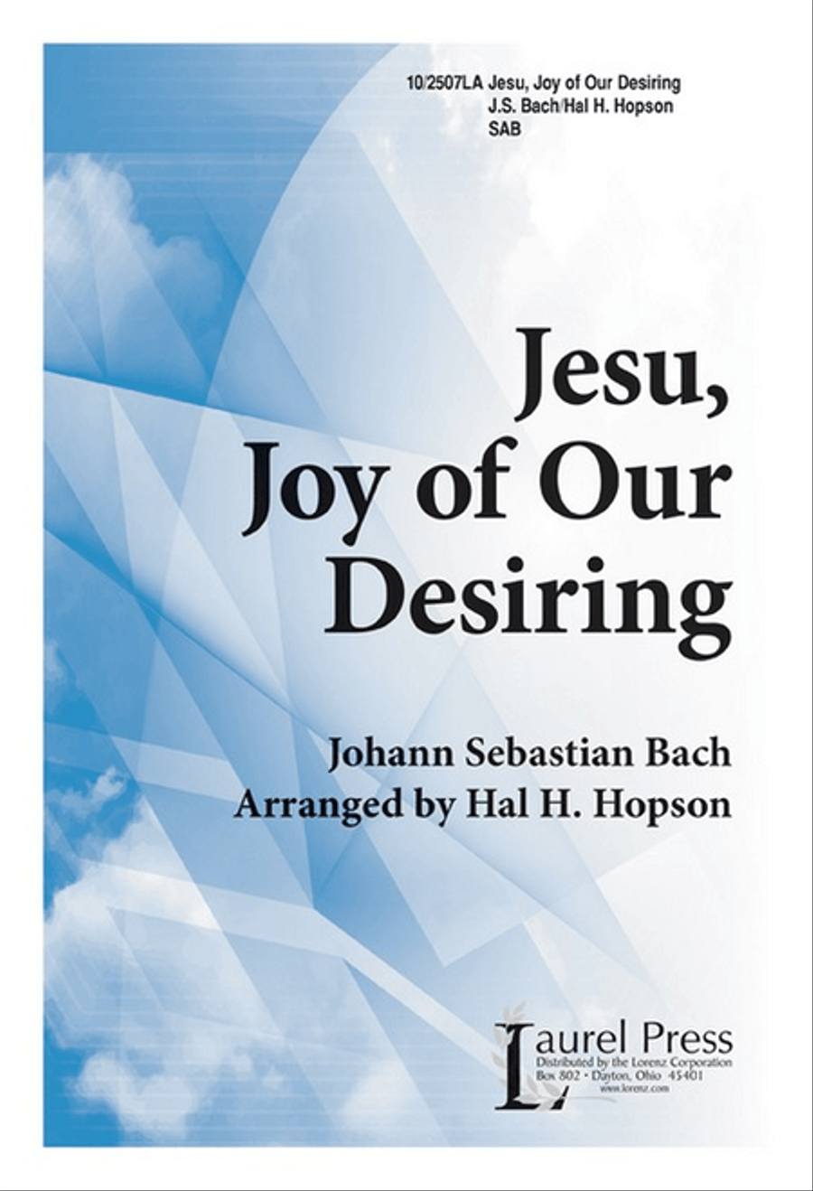 Jesu, Joy of our Desiring 3-Part scores gallery preview page 1