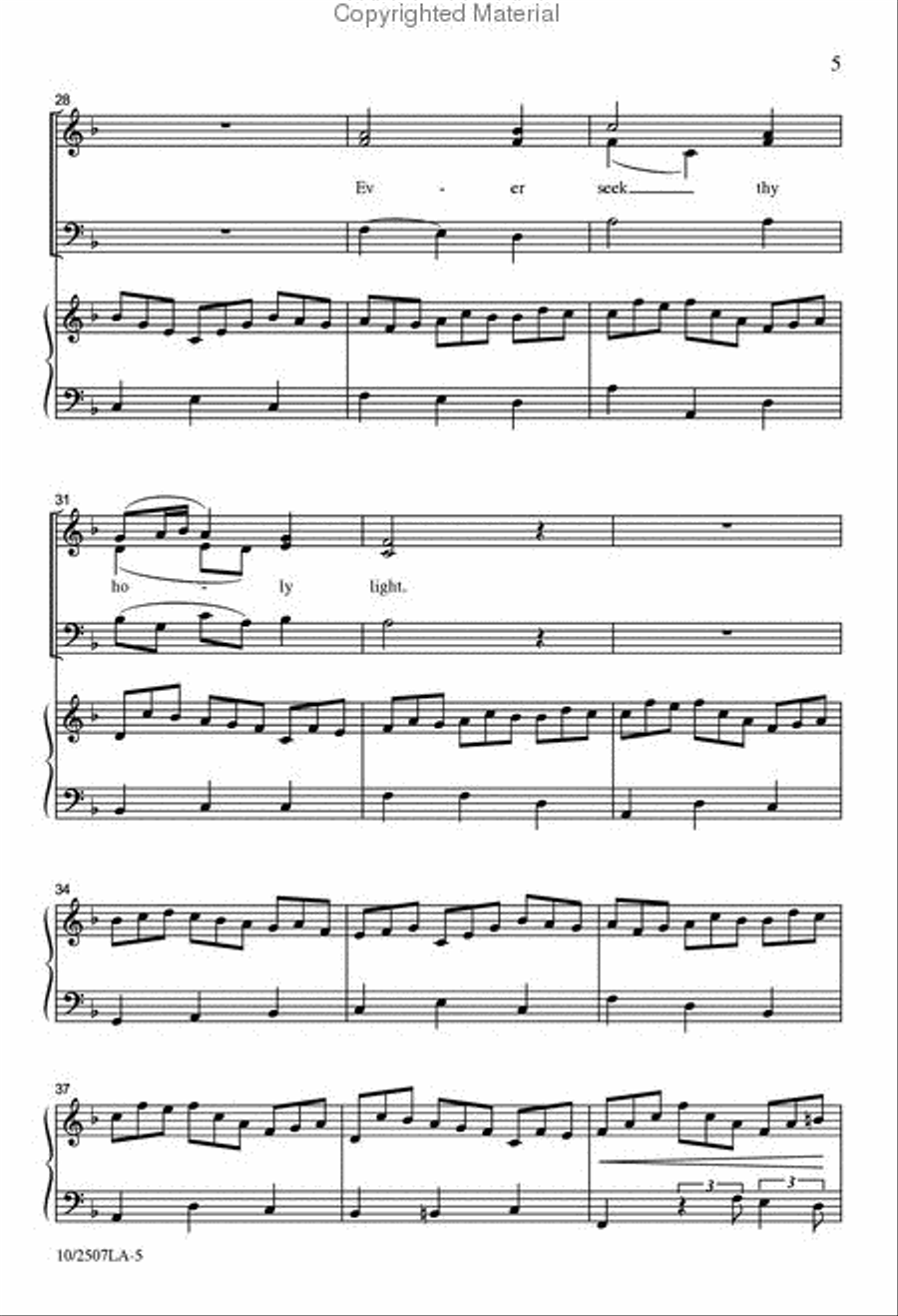 Jesu, Joy of our Desiring 3-Part scores gallery preview page 5