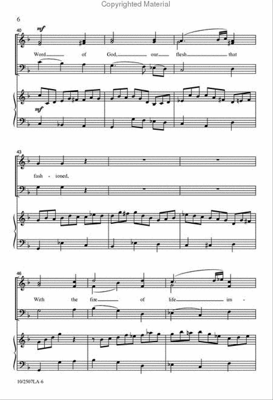 Jesu, Joy of our Desiring 3-Part scores gallery preview page 6
