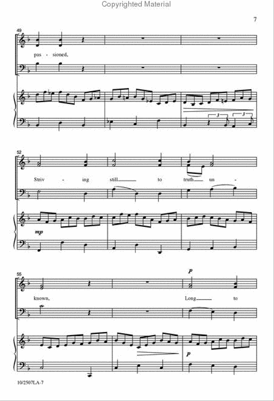 Jesu, Joy of our Desiring 3-Part scores gallery preview page 7