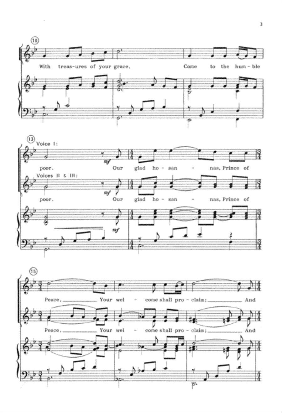 Jesus, Emmanuel Jesus, Emmanuel Unison Choir scores gallery preview page 4
