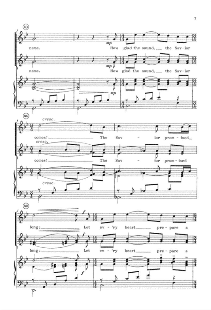 Jesus, Emmanuel Jesus, Emmanuel Unison Choir scores gallery preview page 8