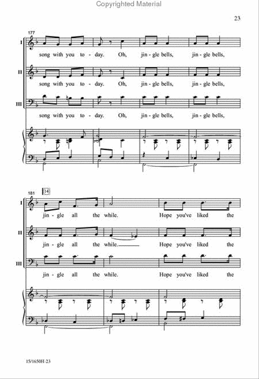 Jingle All the Ways Jingle All the Ways 3-Part scores gallery preview page 24
