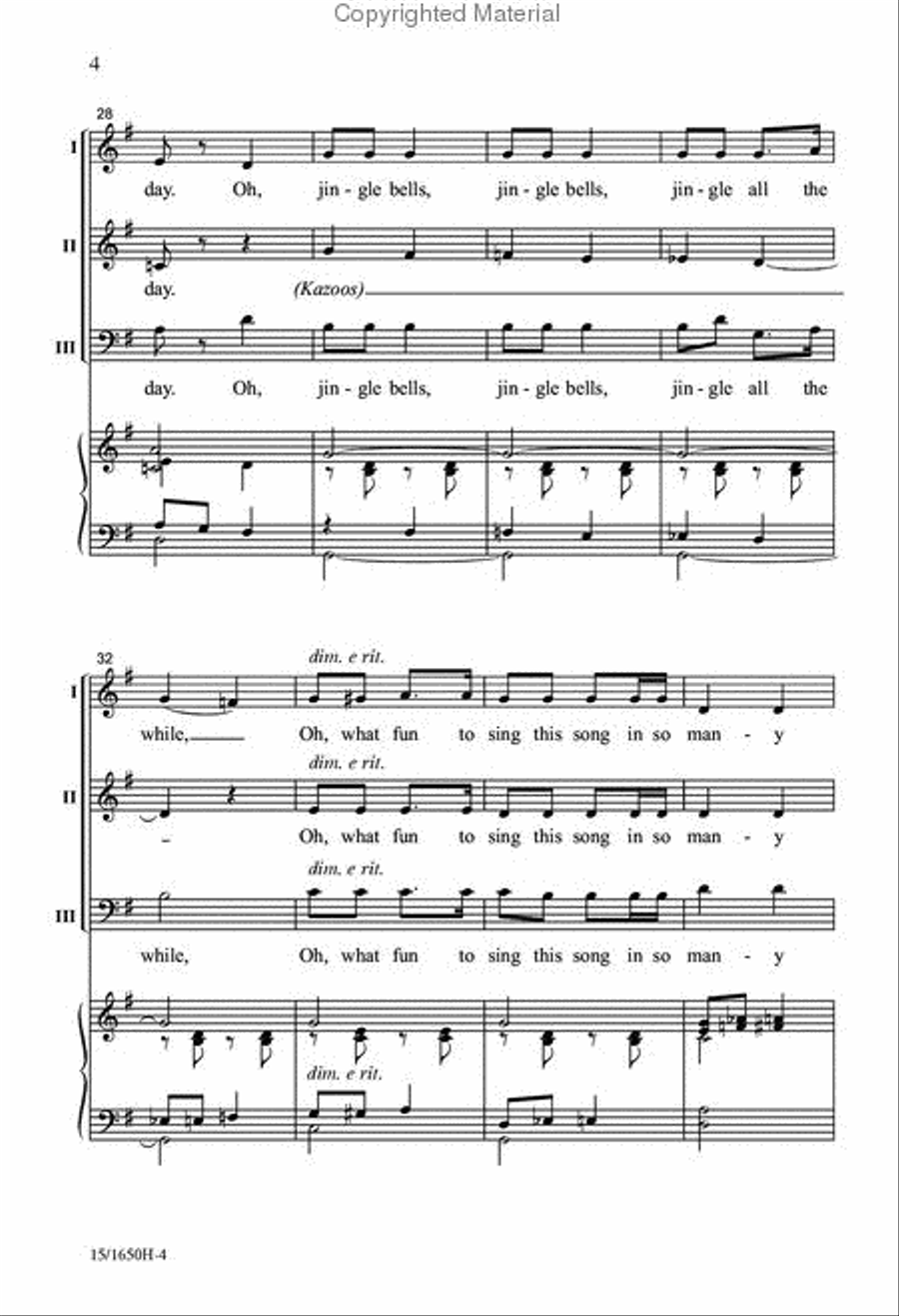 Jingle All the Ways Jingle All the Ways 3-Part scores gallery preview page 5