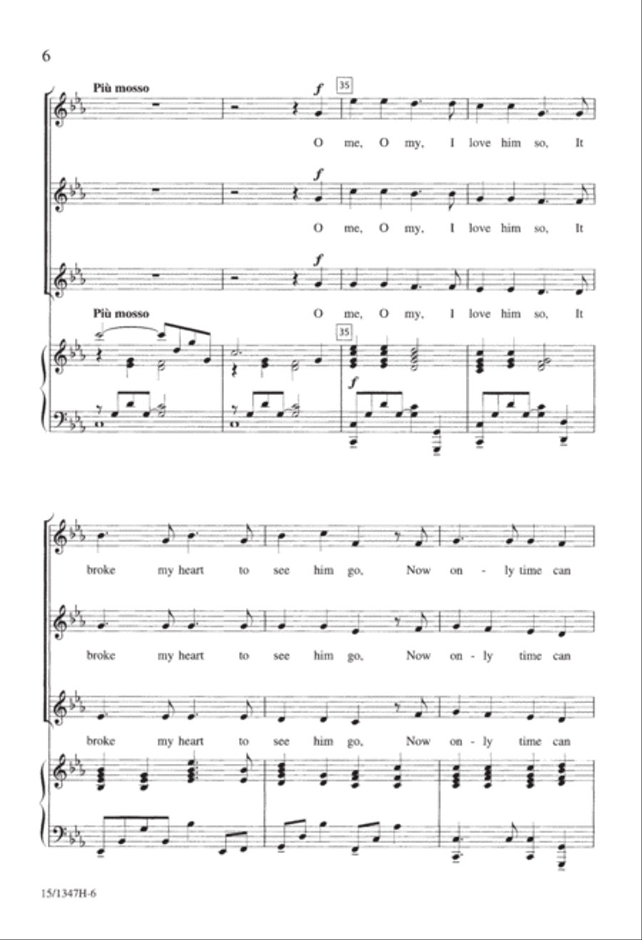 Johnny Has Gone for a Soldier SSA scores gallery preview page 7