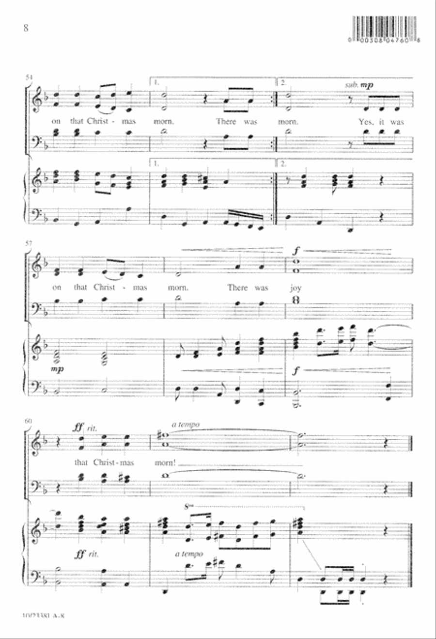 Joy in Judea Joy in Judea 4-Part scores gallery preview page 9