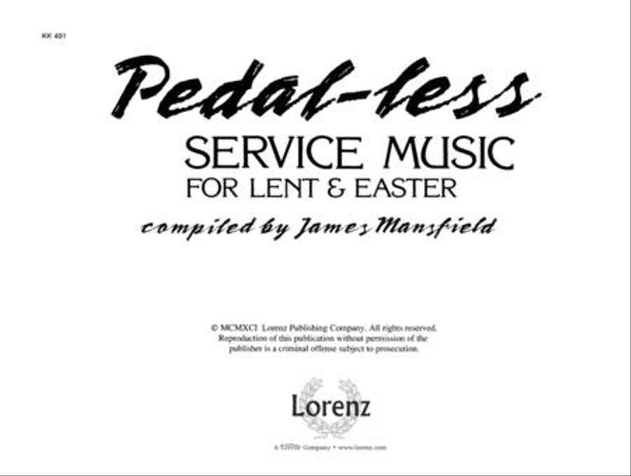 Pedal-less: Lenten Easter Collection Organ Solo scores gallery preview page 2