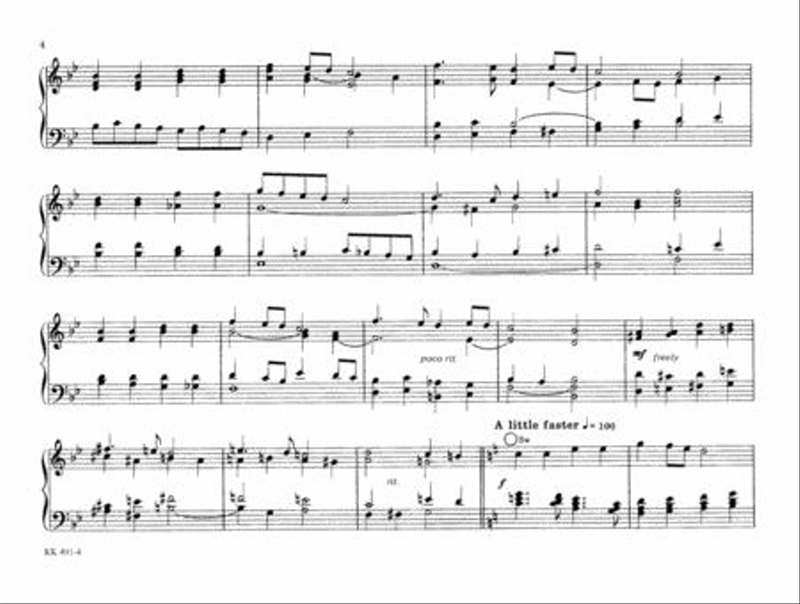Pedal-less: Lenten Easter Collection Organ Solo scores gallery preview page 5