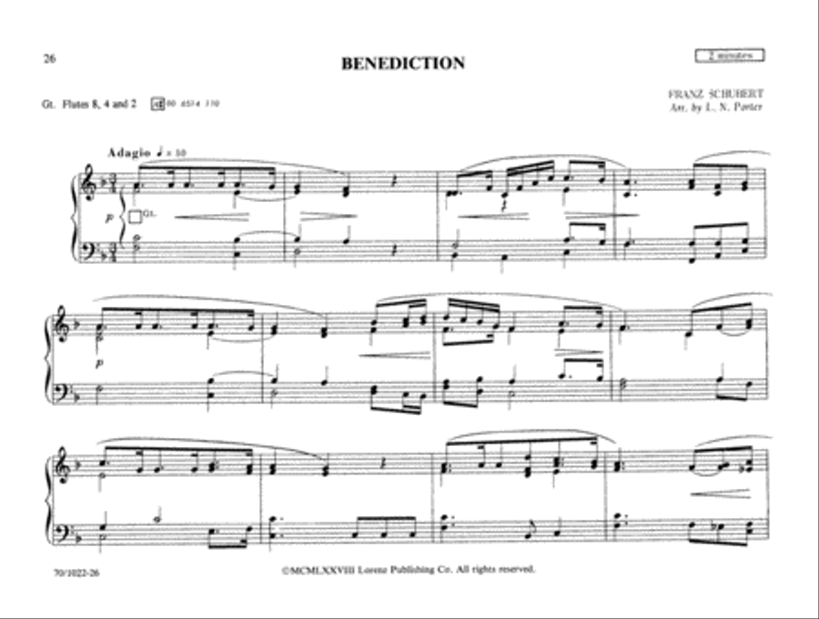 Pedal-less: Wedding Music For Organ Organ Solo scores gallery preview page 12