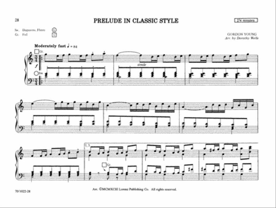Pedal-less: Wedding Music For Organ Organ Solo scores gallery preview page 13