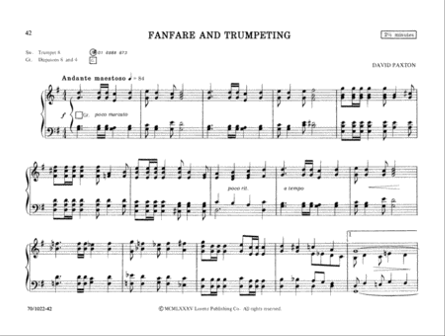 Pedal-less: Wedding Music For Organ Organ Solo scores gallery preview page 18
