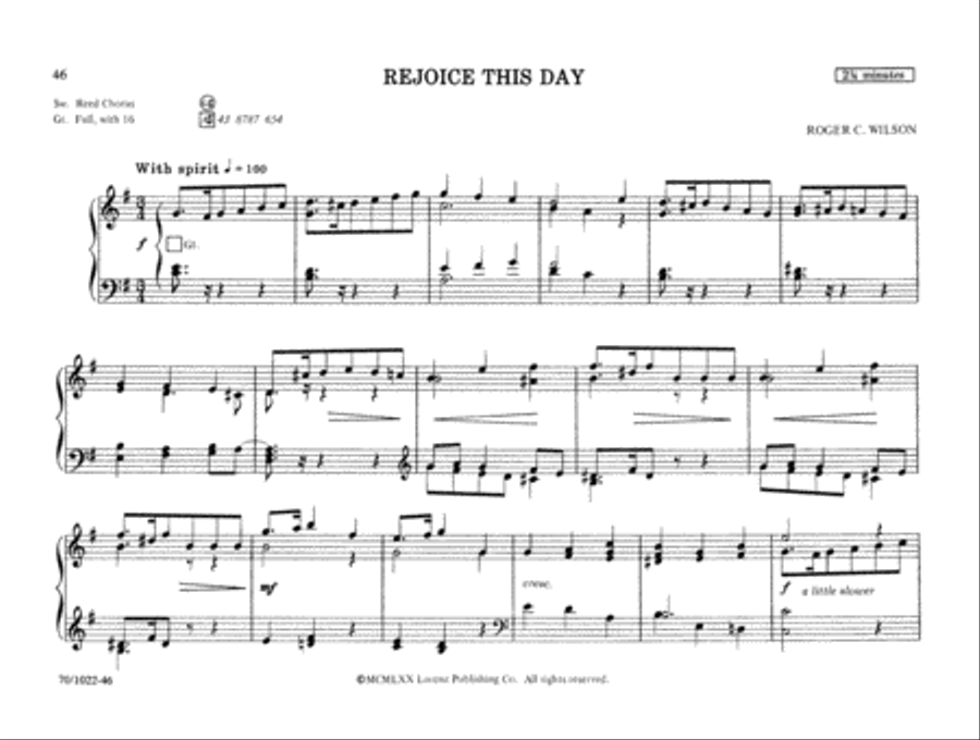 Pedal-less: Wedding Music For Organ Organ Solo scores gallery preview page 20