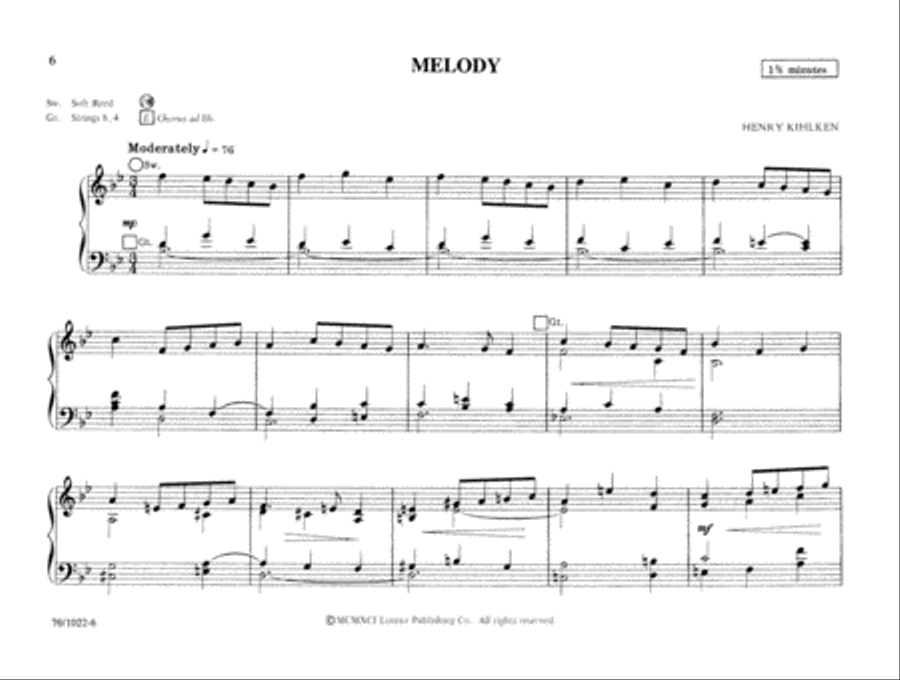 Pedal-less: Wedding Music For Organ Organ Solo scores gallery preview page 4