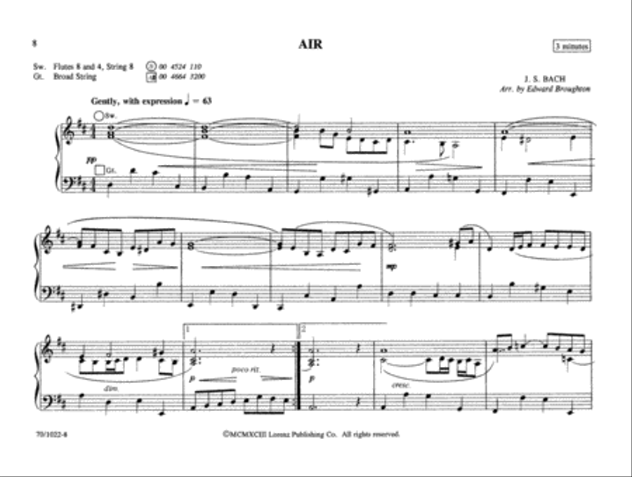 Pedal-less: Wedding Music For Organ Organ Solo scores gallery preview page 5