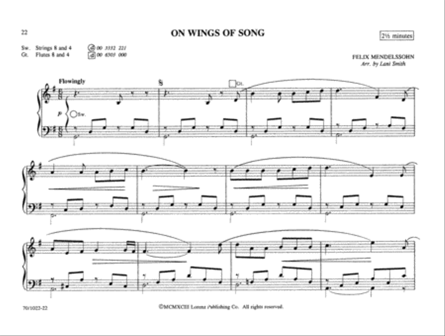 Pedal-less: Wedding Music For Organ Organ Solo scores gallery preview page 10