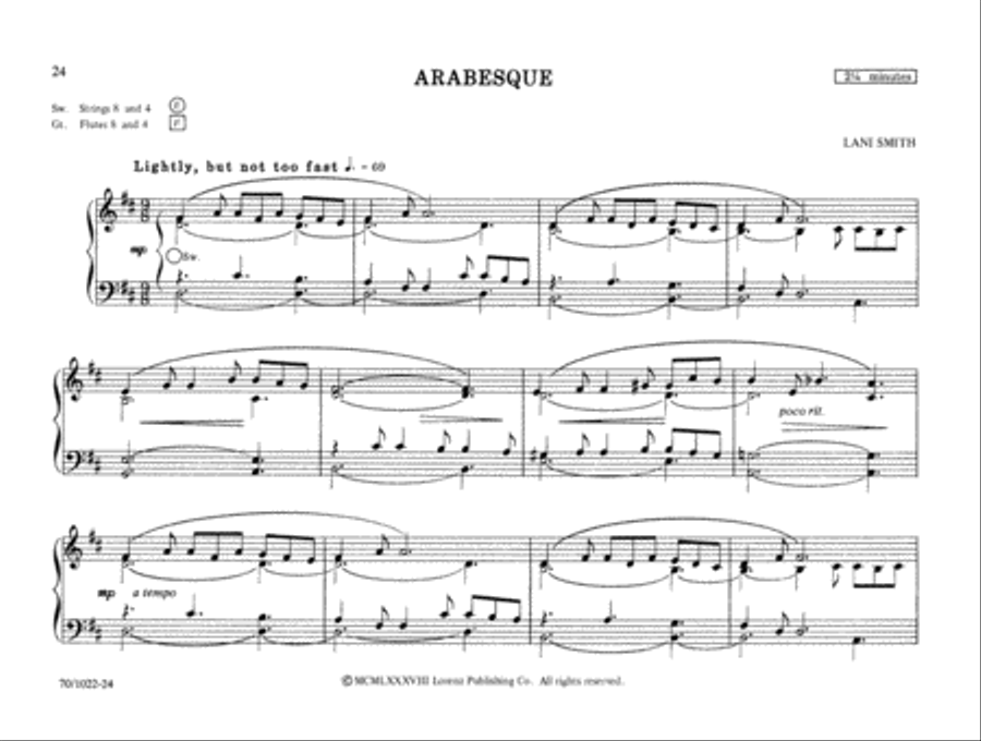 Pedal-less: Wedding Music For Organ Organ Solo scores gallery preview page 11