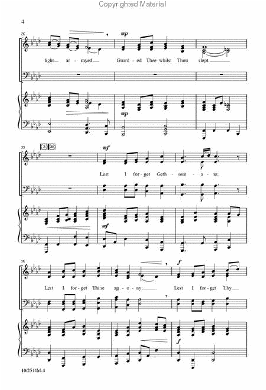 Lead Me to Calvary Divisi scores gallery preview page 4