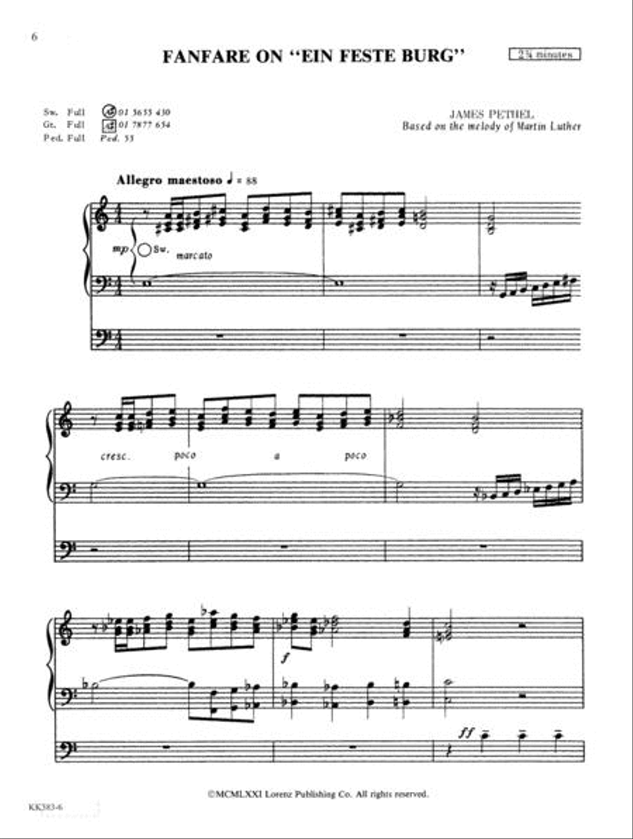 Pipe Dusters, Vol. 1 Organ Solo scores gallery preview page 6