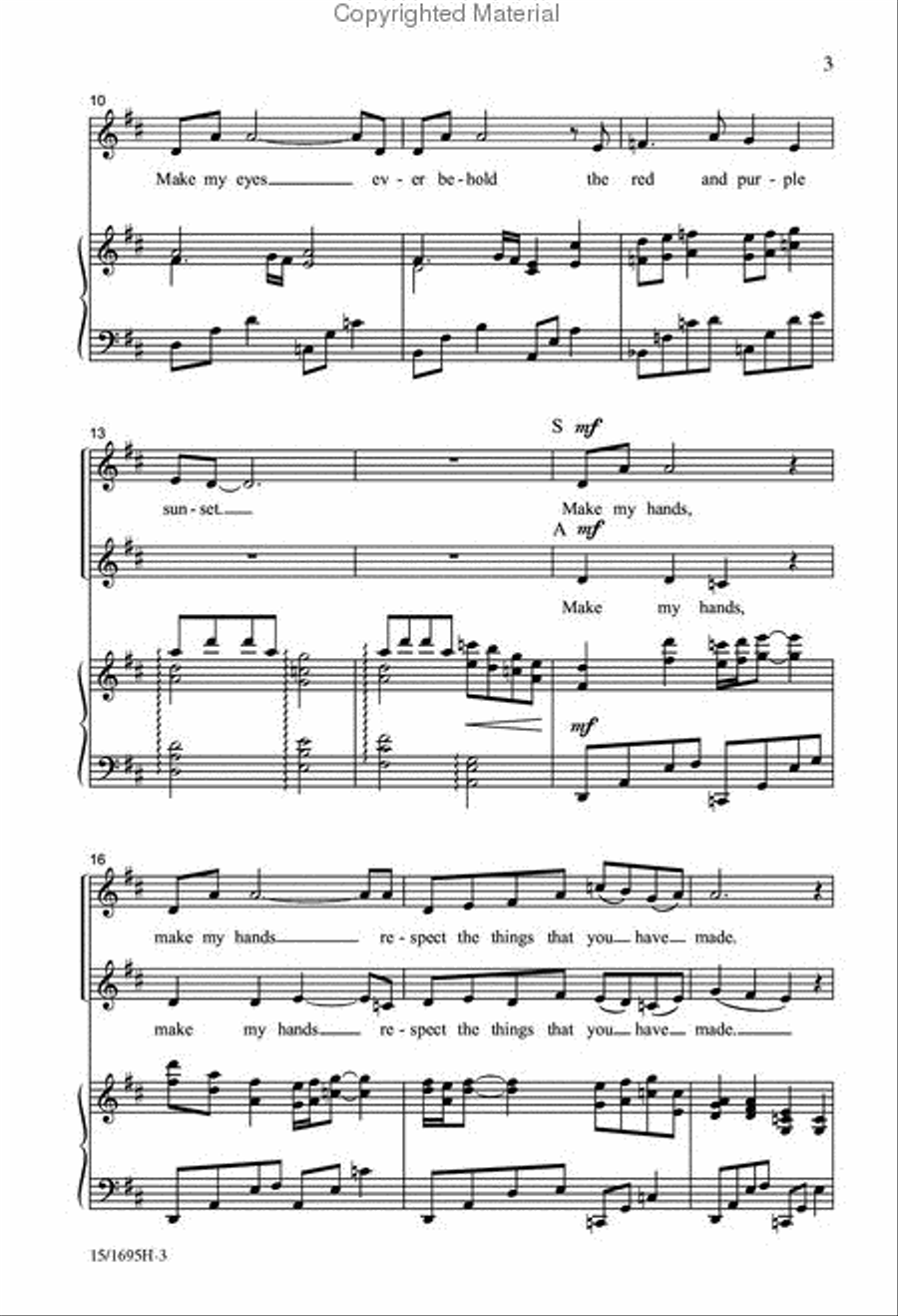 A Native American Prayer A Native American Prayer 4-Part scores gallery preview page 3