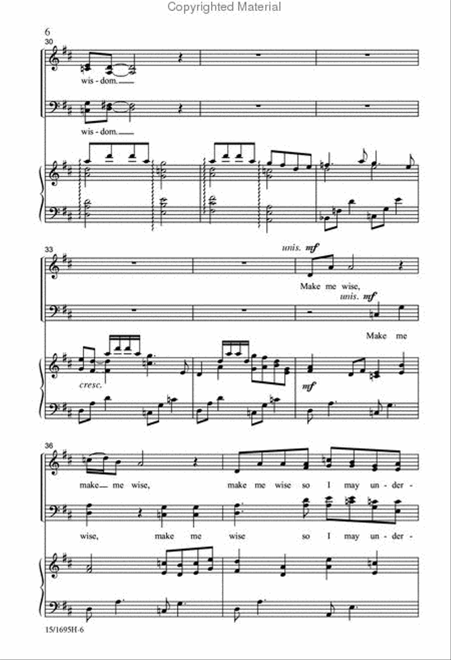 A Native American Prayer A Native American Prayer 4-Part scores gallery preview page 6