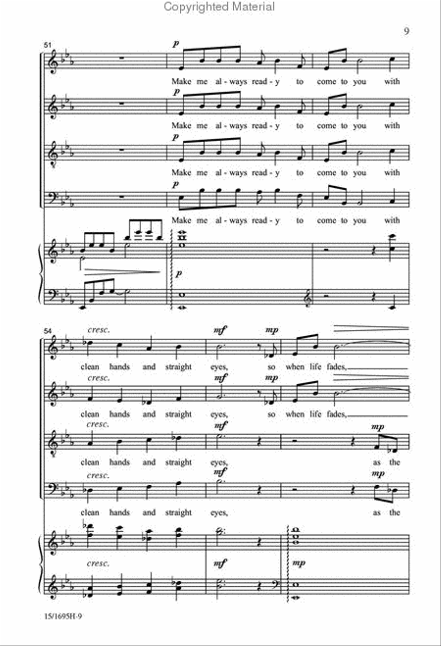 A Native American Prayer A Native American Prayer 4-Part scores gallery preview page 9