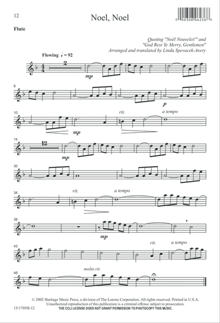 Noel, Noel Noel, Noel 2-Part scores gallery preview page 13