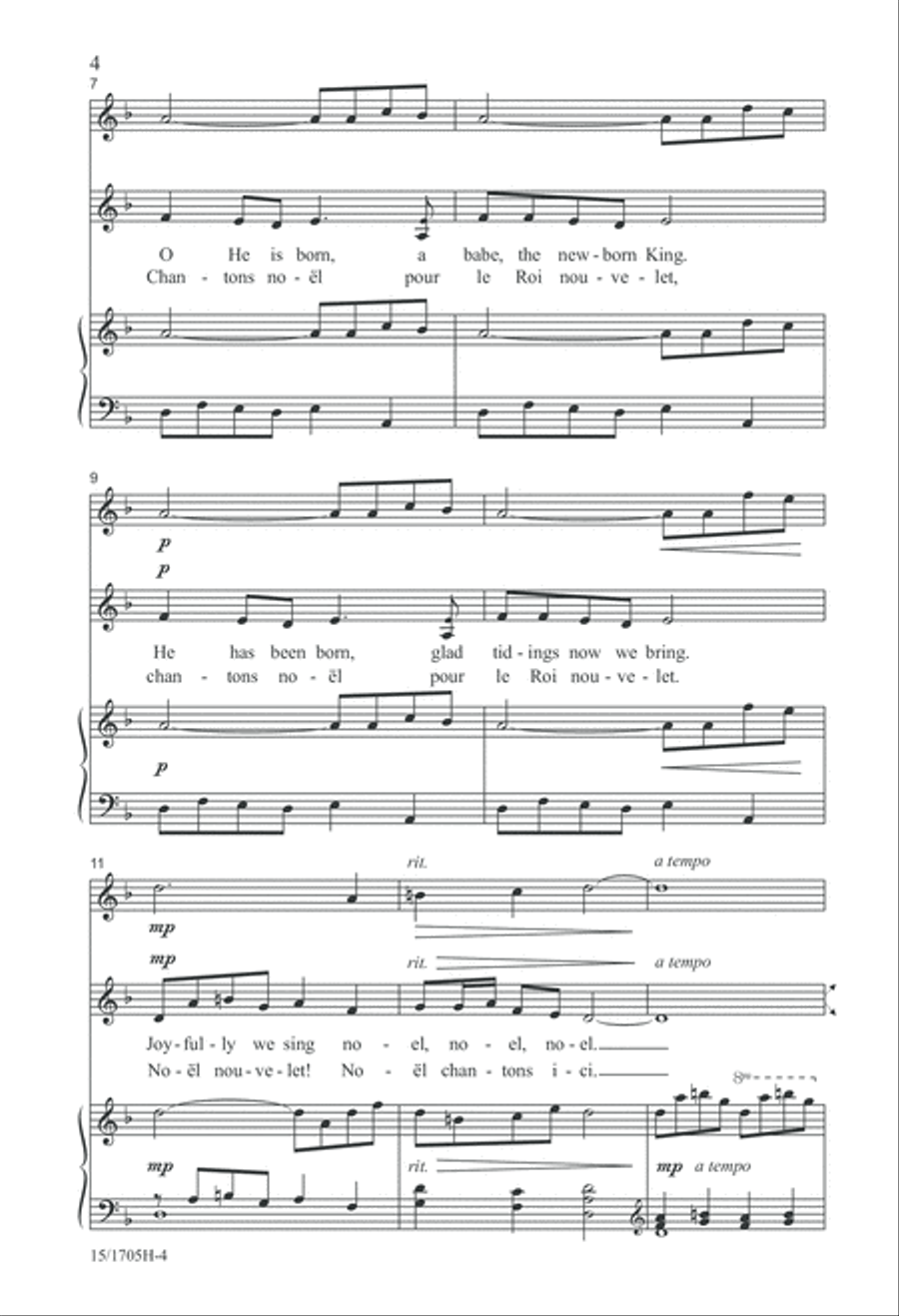 Noel, Noel Noel, Noel 2-Part scores gallery preview page 5