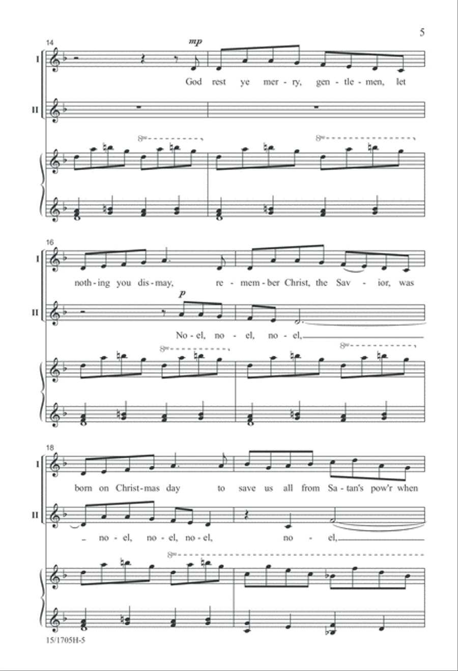 Noel, Noel Noel, Noel 2-Part scores gallery preview page 6