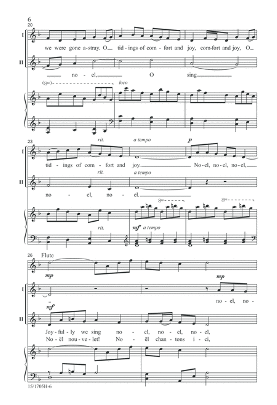Noel, Noel Noel, Noel 2-Part scores gallery preview page 7