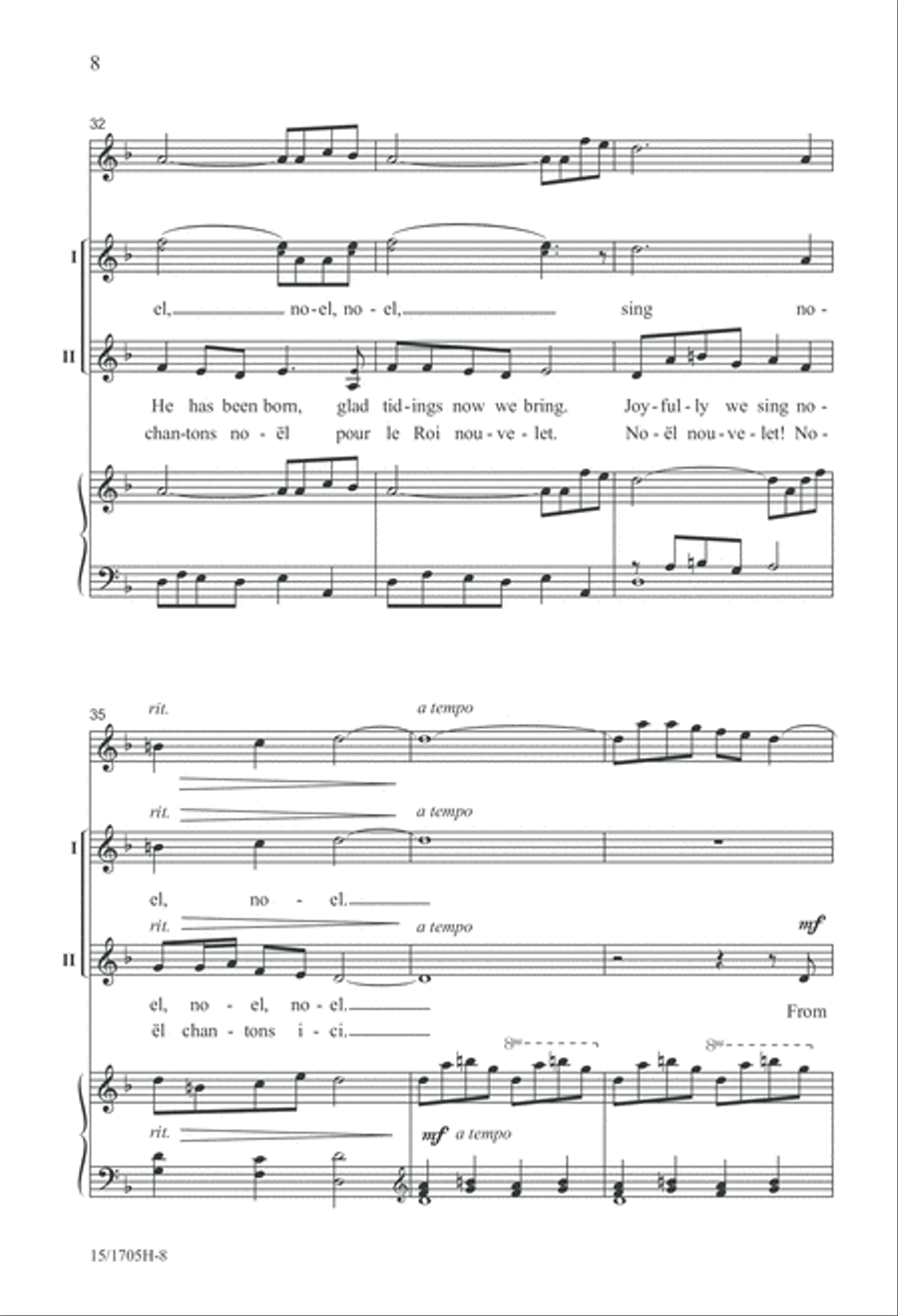 Noel, Noel Noel, Noel 2-Part scores gallery preview page 9
