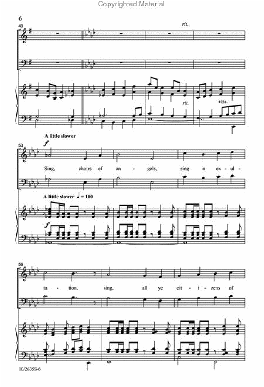 O Come, All Ye Faithful O Come, All Ye Faithful 4-Part scores gallery preview page 7