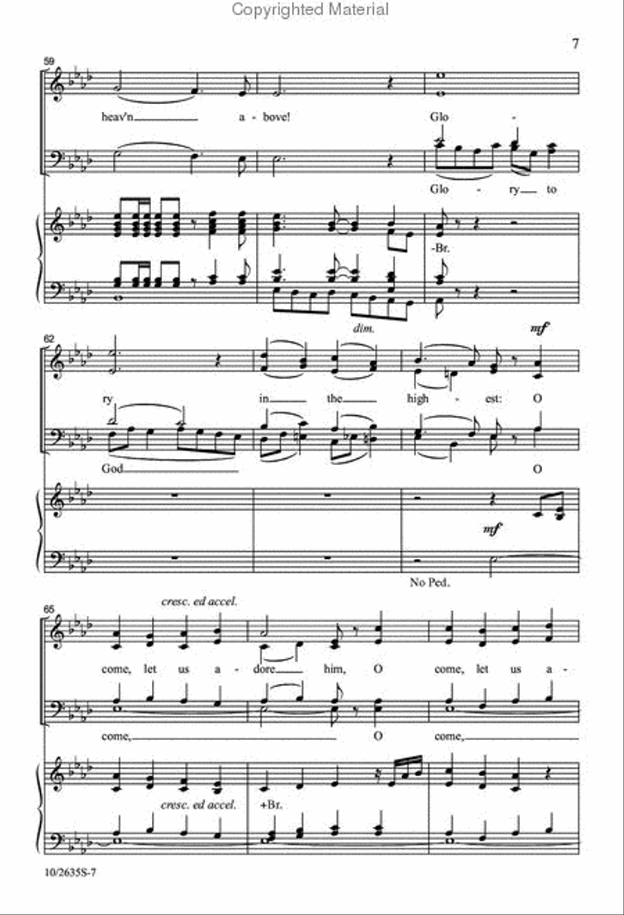 O Come, All Ye Faithful O Come, All Ye Faithful 4-Part scores gallery preview page 8