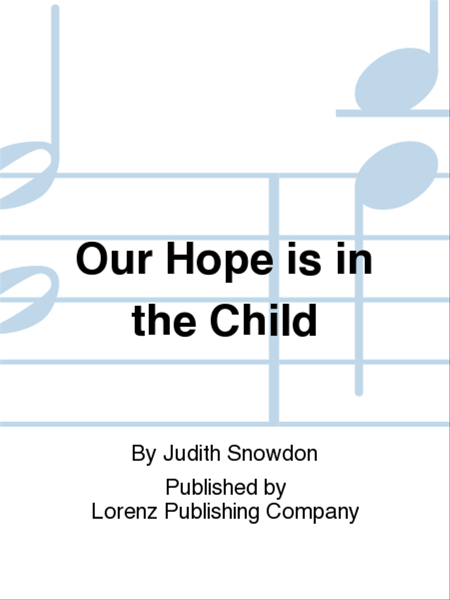 Our Hope is in the Child 4-Part scores gallery preview page 1