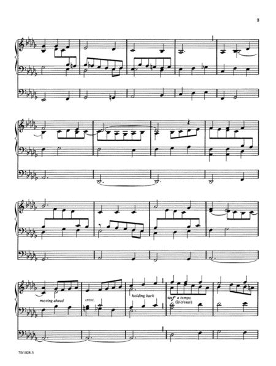 Quiet Reflections Organ Solo scores gallery preview page 3