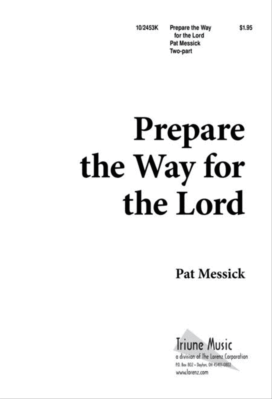 Prepare the Way for the Lord 2-Part scores gallery preview page 1
