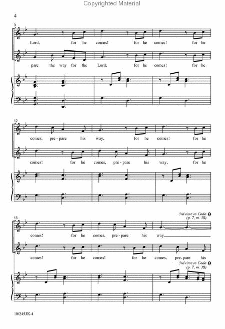 Prepare the Way for the Lord 2-Part scores gallery preview page 3