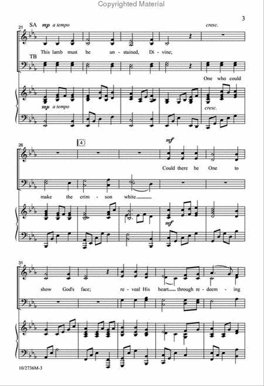 Redeeming Grace 4-Part scores gallery preview page 3