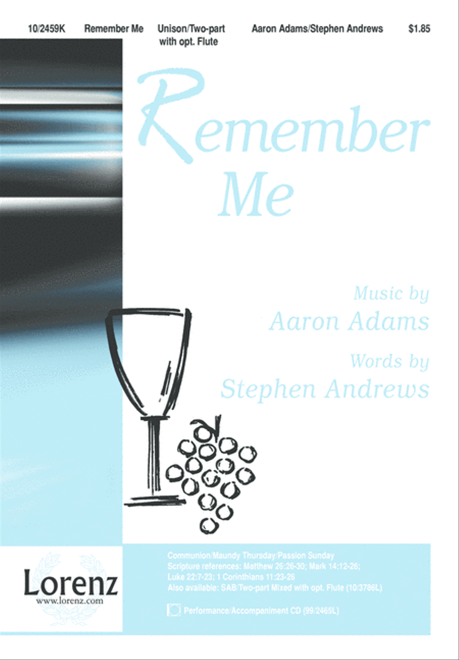 Remember Me Remember Me Unison Choir scores gallery preview page 2