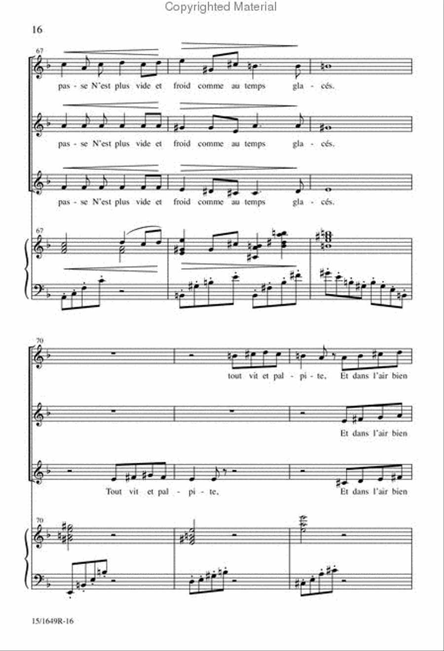 Salut au Chevalier Printemps SSA scores gallery preview page 16