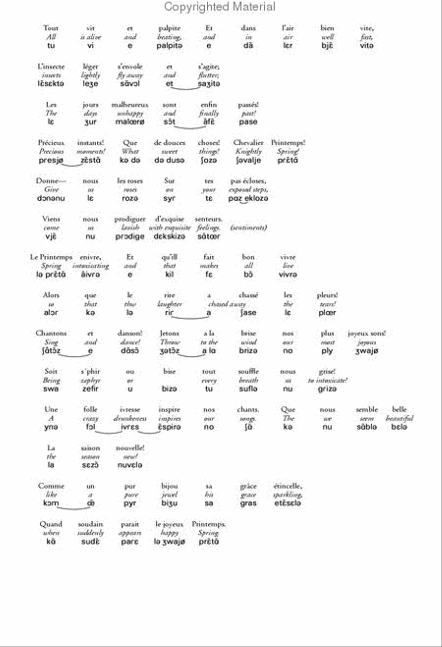 Salut au Chevalier Printemps SSA scores gallery preview page 4