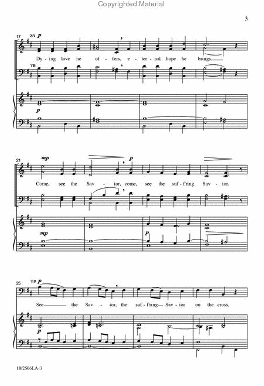 See the Savior 4-Part scores gallery preview page 3