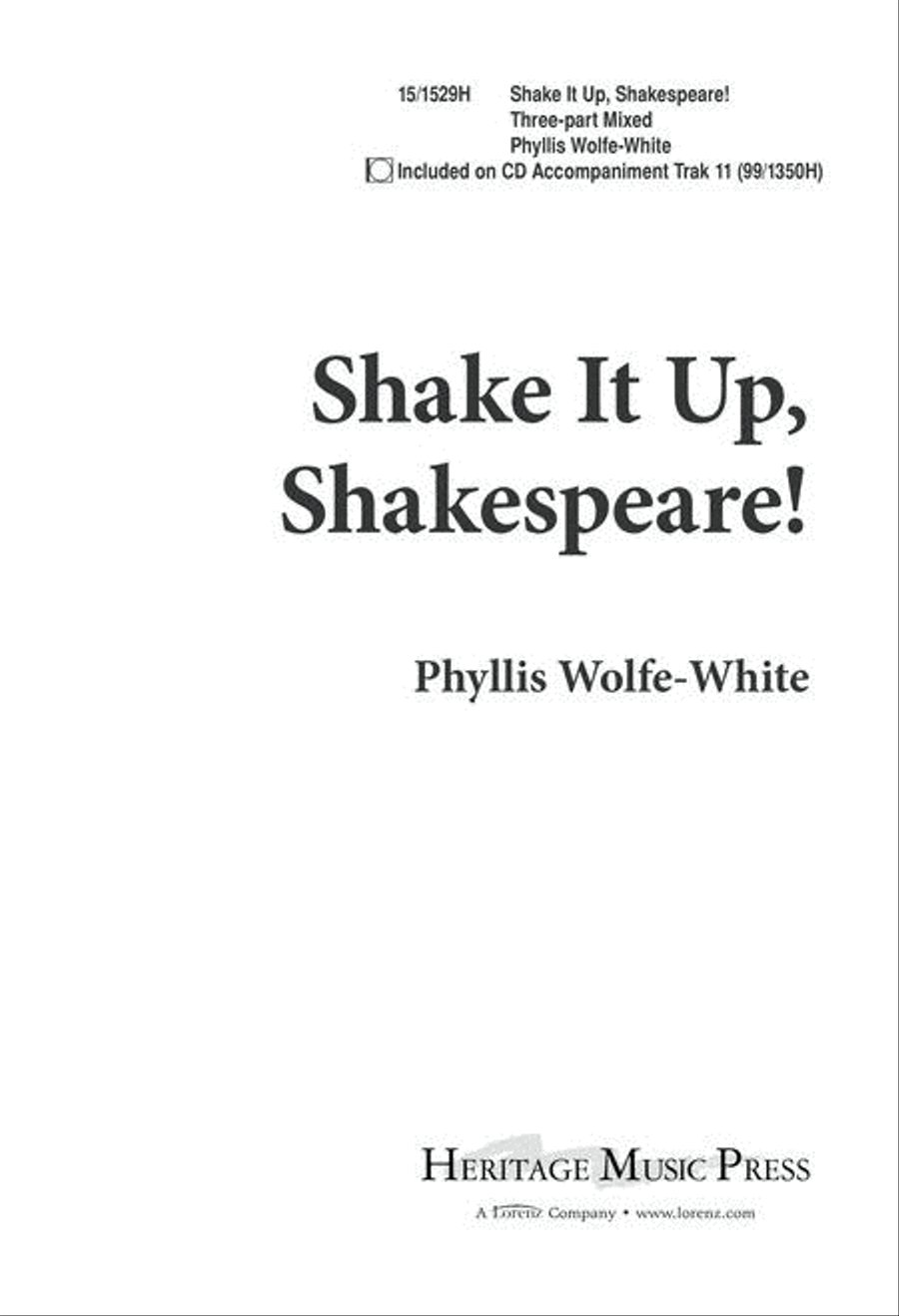 Shake It Up Shakespeare 3-Part scores gallery preview page 1