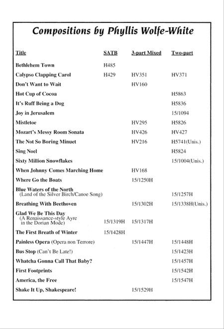 Shake It Up Shakespeare 3-Part scores gallery preview page 2