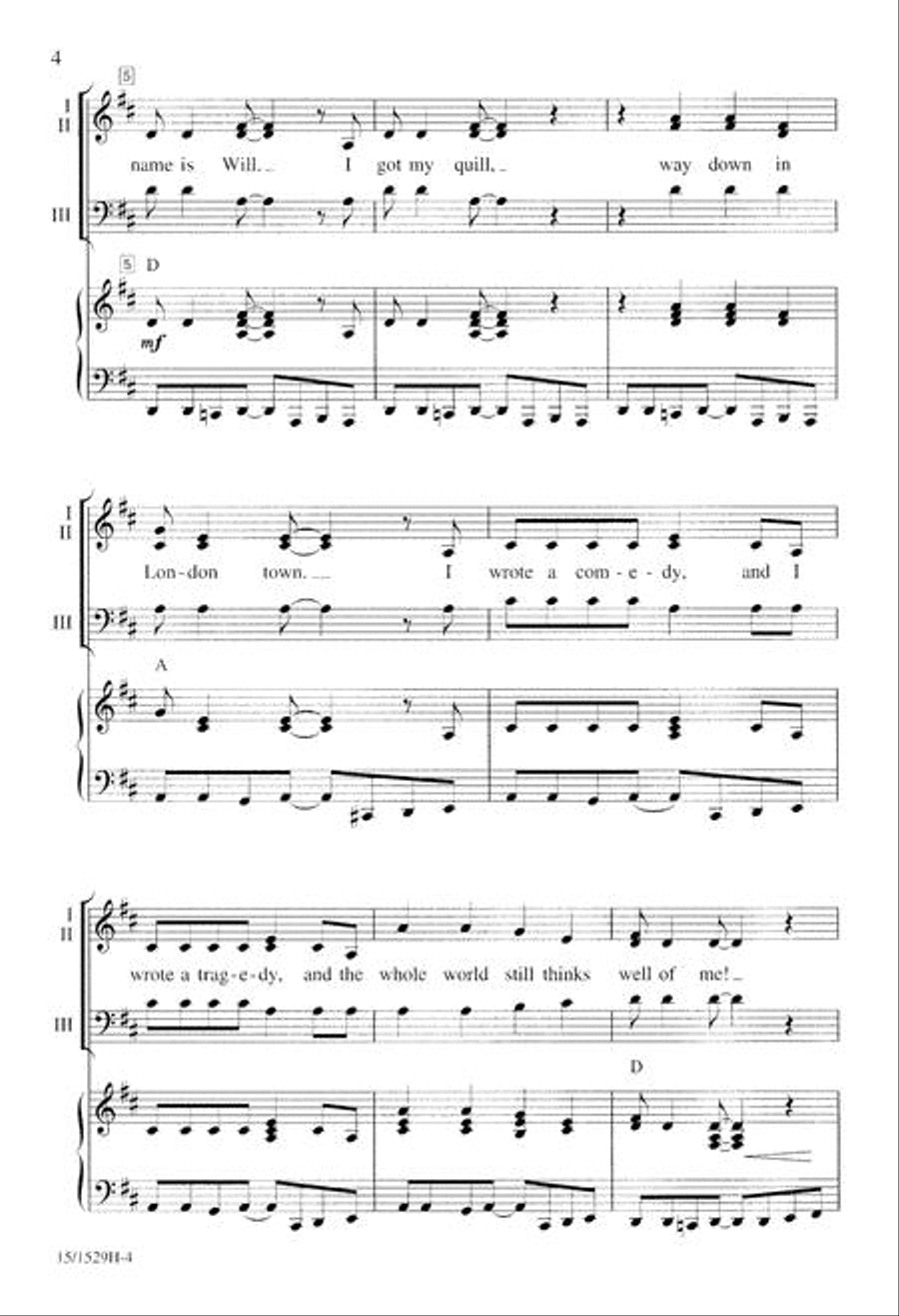 Shake It Up Shakespeare 3-Part scores gallery preview page 4